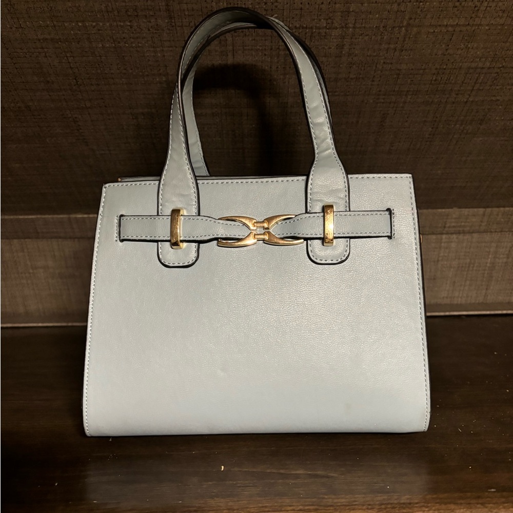 Bluish grayish medium mini purse